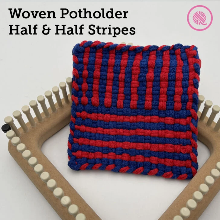 Weave the Half and Half Stripes Design!