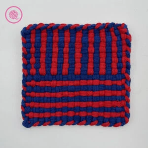 weave the half and half stripes design