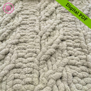 PDF: Loom Knit Dreamy Cable Blanket Pattern - Image 2