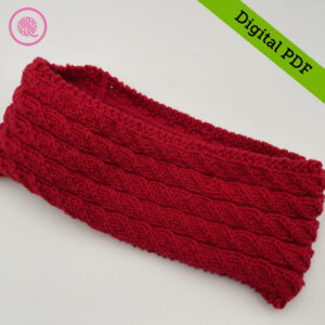 PDF: Needle Knit Licorice Cowl Pattern - Image 2