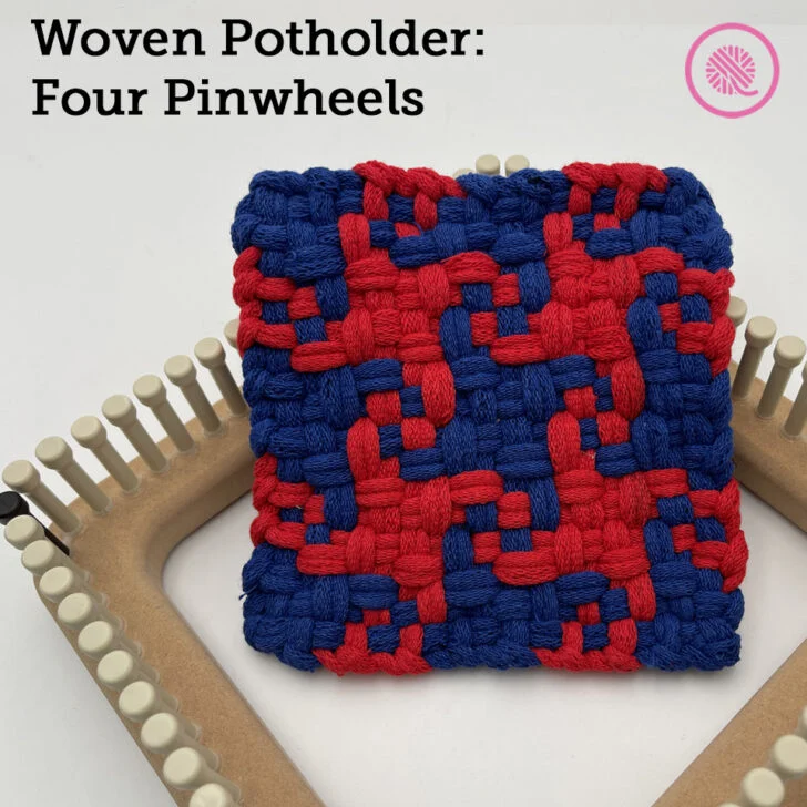 How to Weave the Four Pinwheels Design!