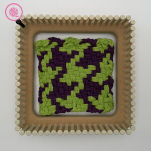 houndstooth twill weaving pattern