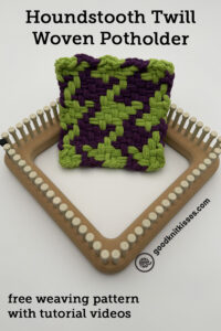 houndstooth twill weaving pattern pin image