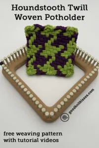 houndstooth twill weaving pattern pin image