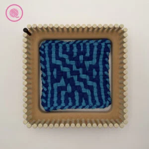 weave the criss cross design potholder finished image