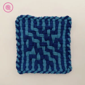 weave the criss cross design