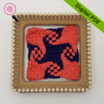 PDF: Woven Checked Pinwheel Potholder Pattern