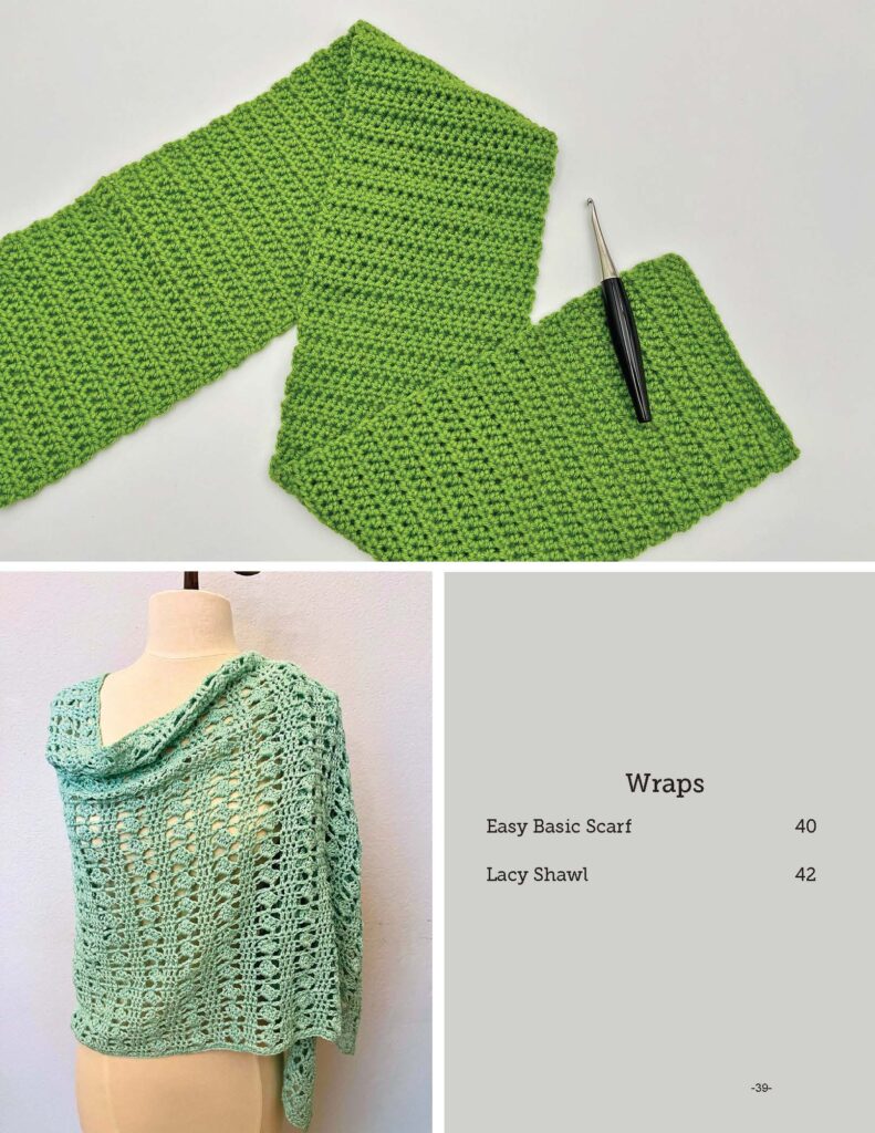 37 crochet patterns wraps