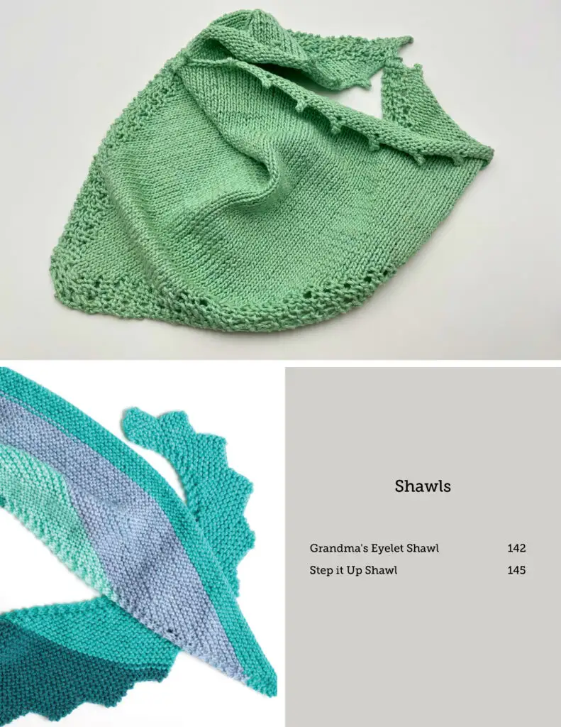 loom knit pattern collection shawls