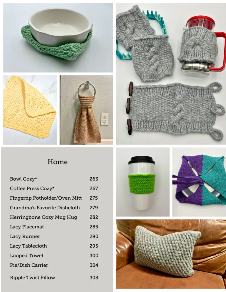 loom knit pattern collection home