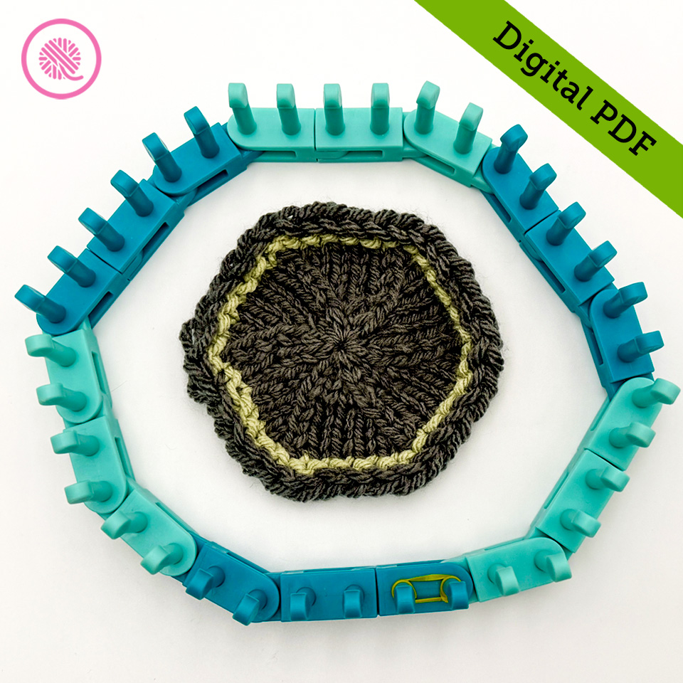 PDF: Loom Knit Hexagon Pattern - Image 3