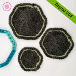 PDF: Loom Knit Hexagon Pattern