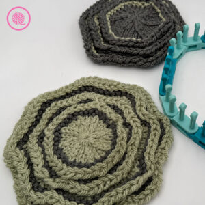 loom knit an octagon