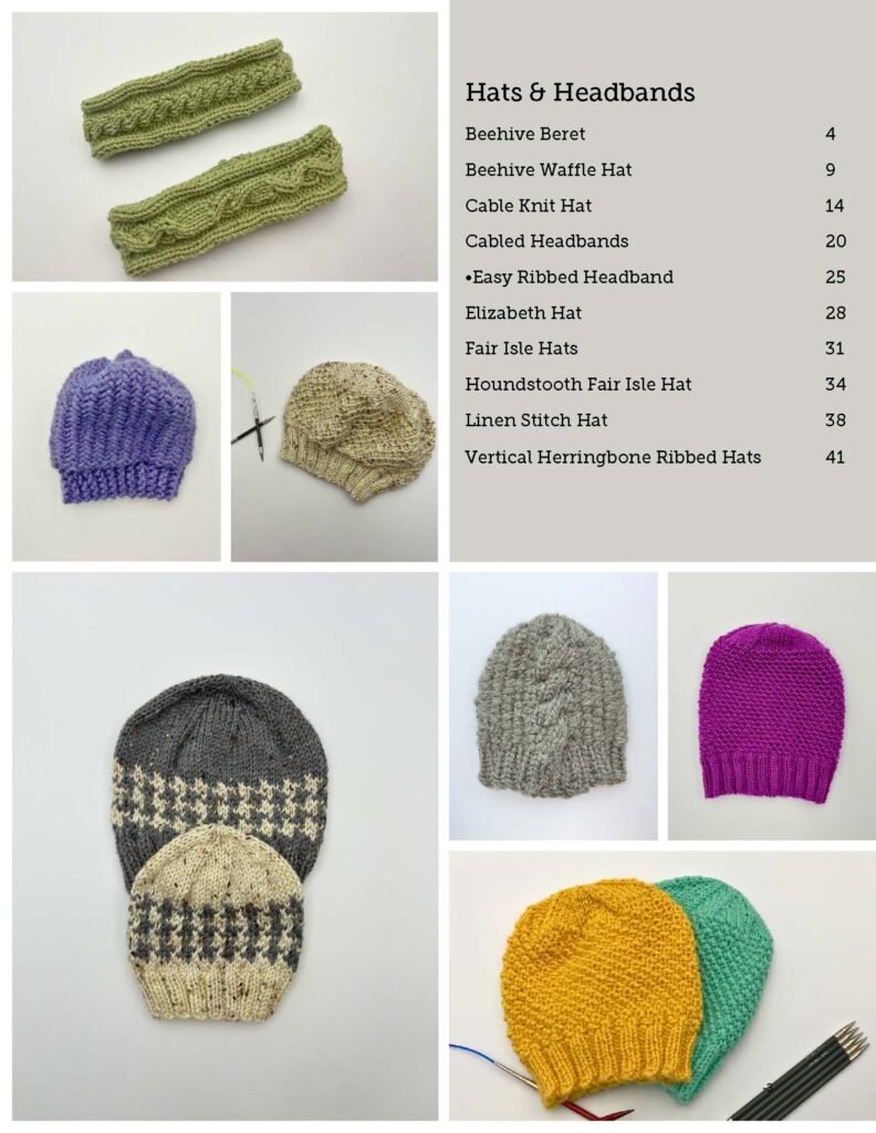 55 knitting patterns hats 