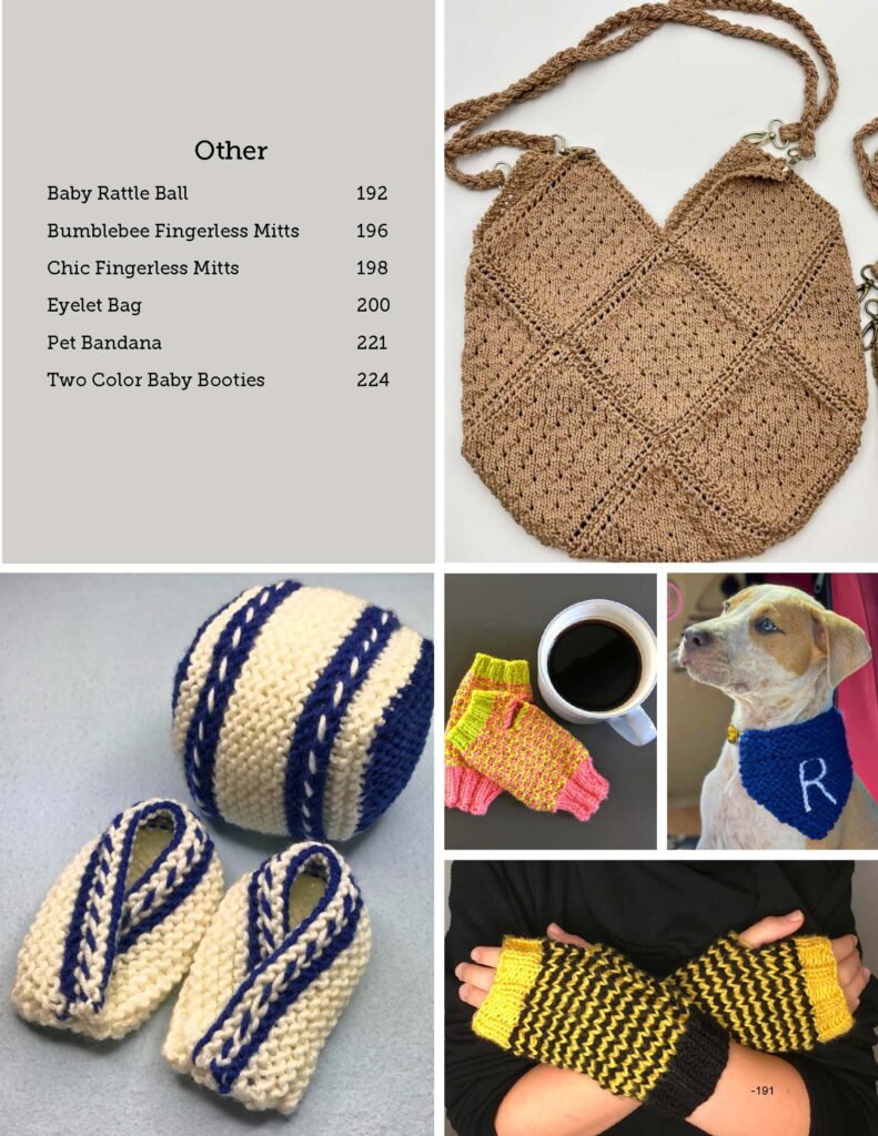 55 knitting patterns other