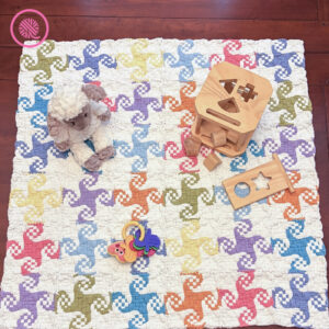 colorful pinwheel baby playmat