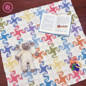 colorful pinwheel baby playmat