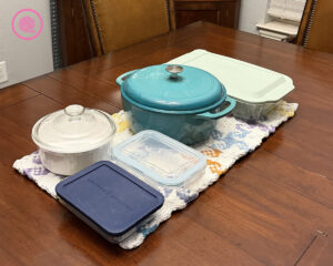 weave the pinwheel trivet runner