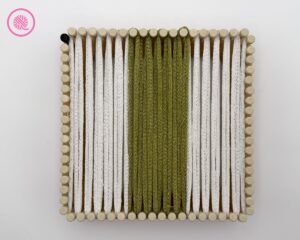 weave the pinwheel placemat warp setup