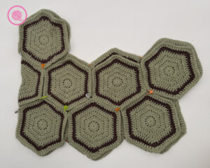crochet boho inspired crossbody bag assembly
