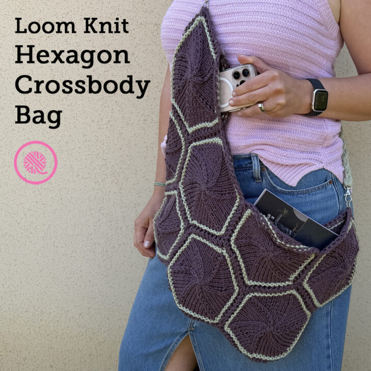 Loom Knit Boho Inspired Crossbody Bag