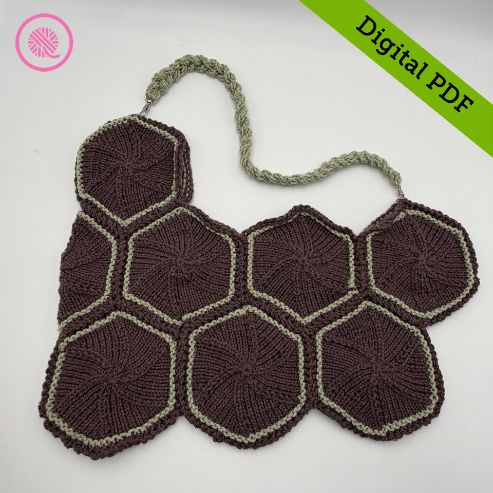 PDF: Loom Knit Hexagon Crossbody Bag - Image 2